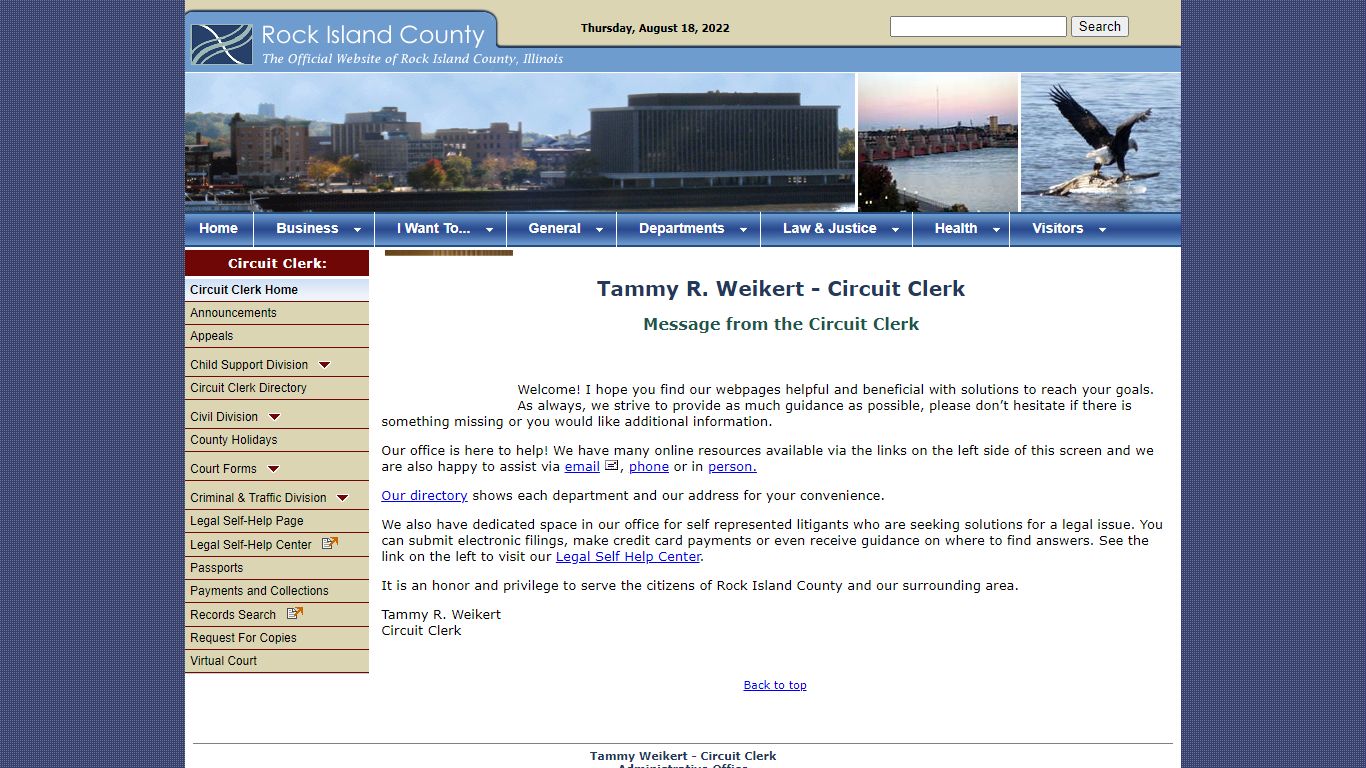 Rock Island County Circuit Clerk - Home Page